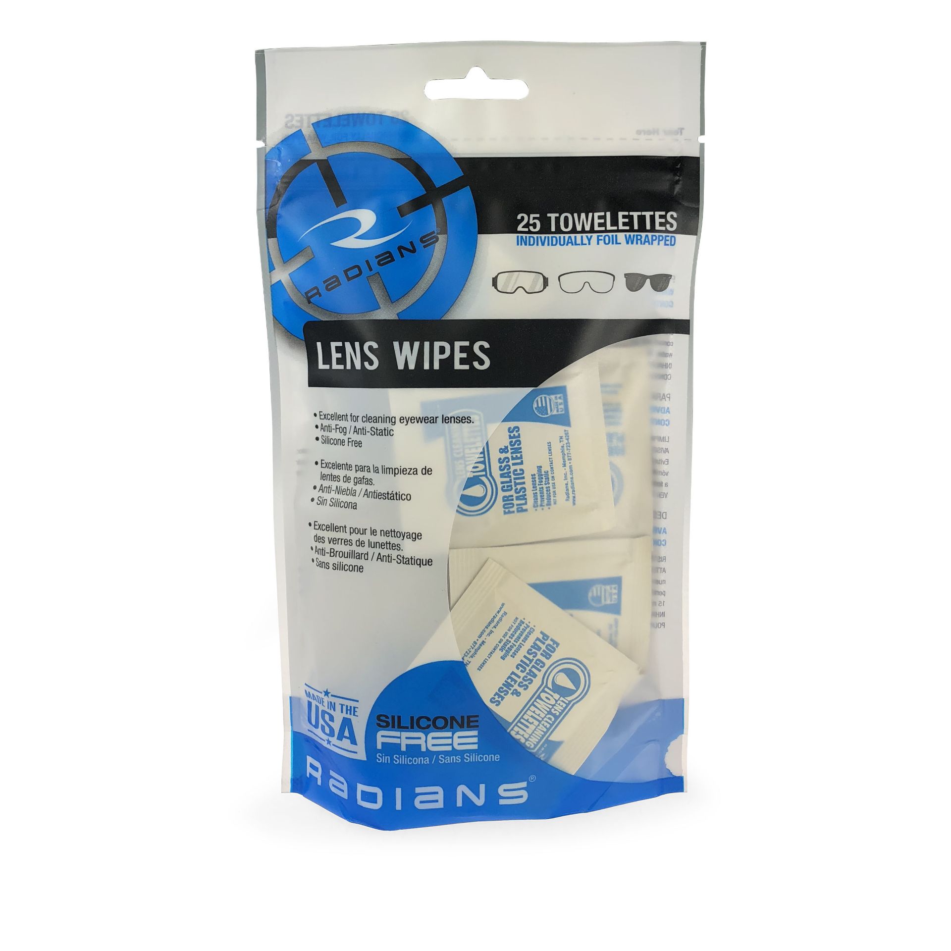 Picture of Radians LC25BG Radians Lens Cleaning Towelettes