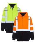 Picture of Occunomix UHV425 BLACK BOTTOM SOFTSHELL HOODIE - Type R Class 3