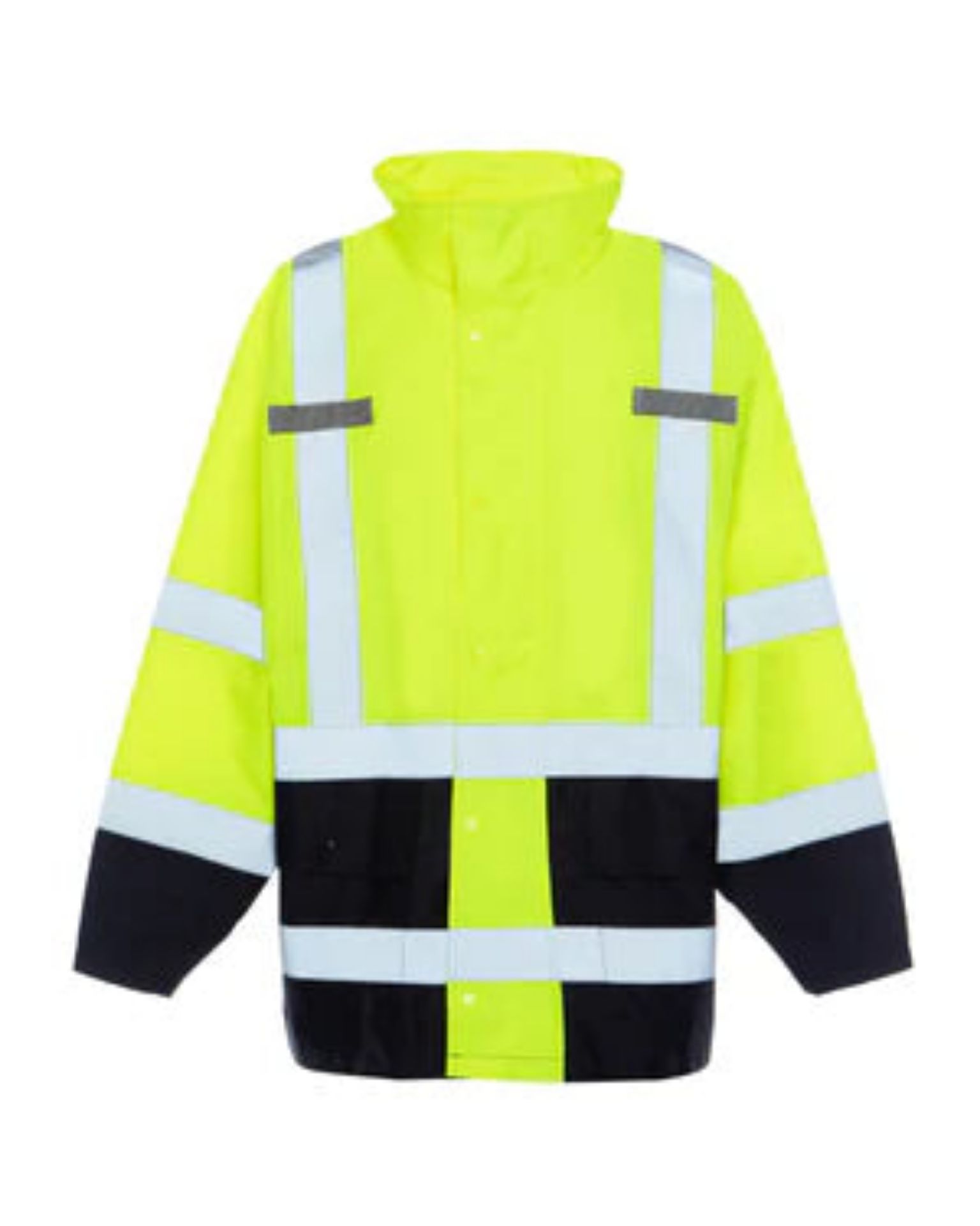 Picture of Occunomix UHV822 BLACK BOTTOM RAIN JACKET - Type R Class 3
