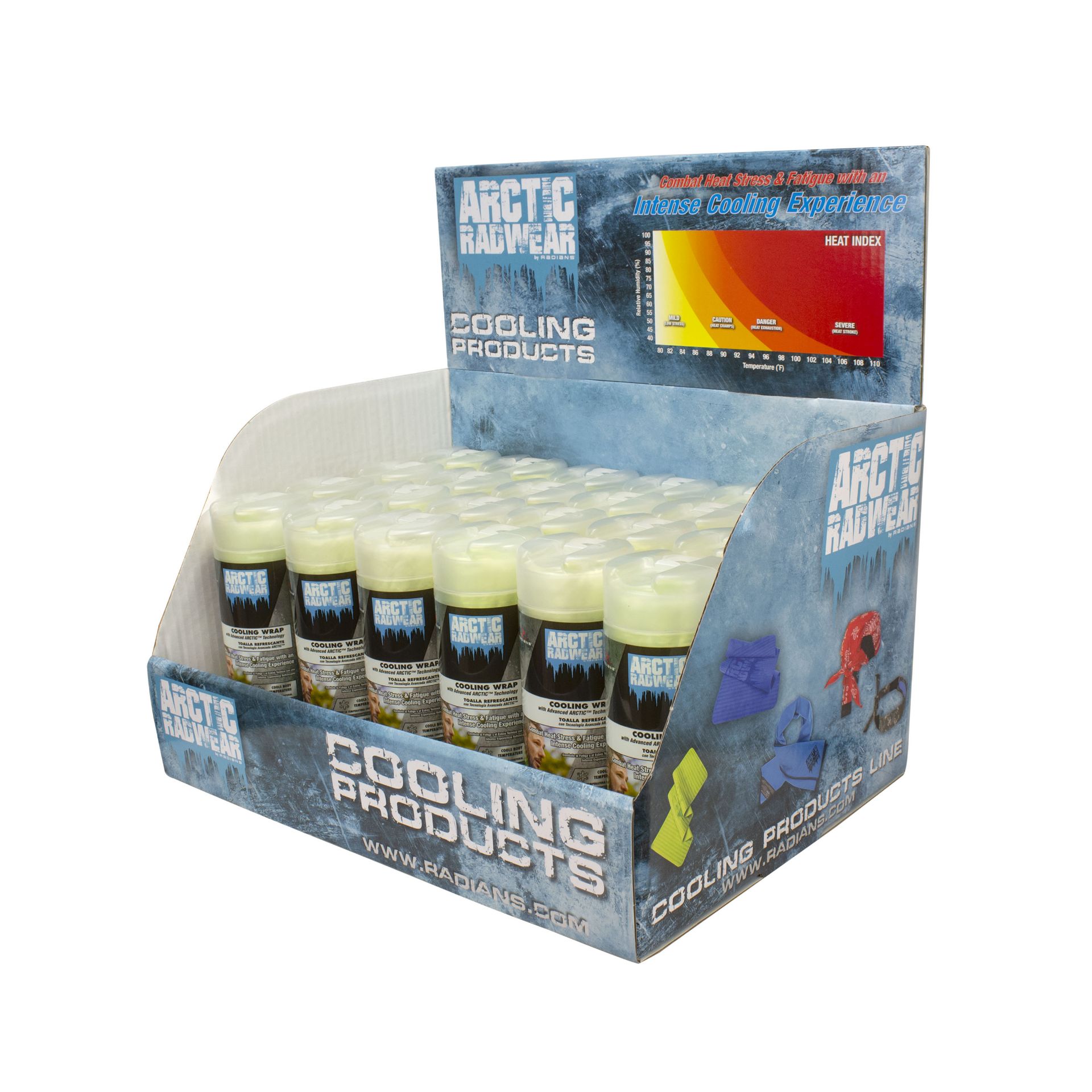 Picture of Radians RCS-WCD Radians Arctic Radwear® Cooling Wrap Counter Display