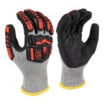 Picture of Radians RWG816 Radians RWG816 Acrylic Lined HPPE Shell with TPR and Nitrile Palm A6 Cut Protective Glove