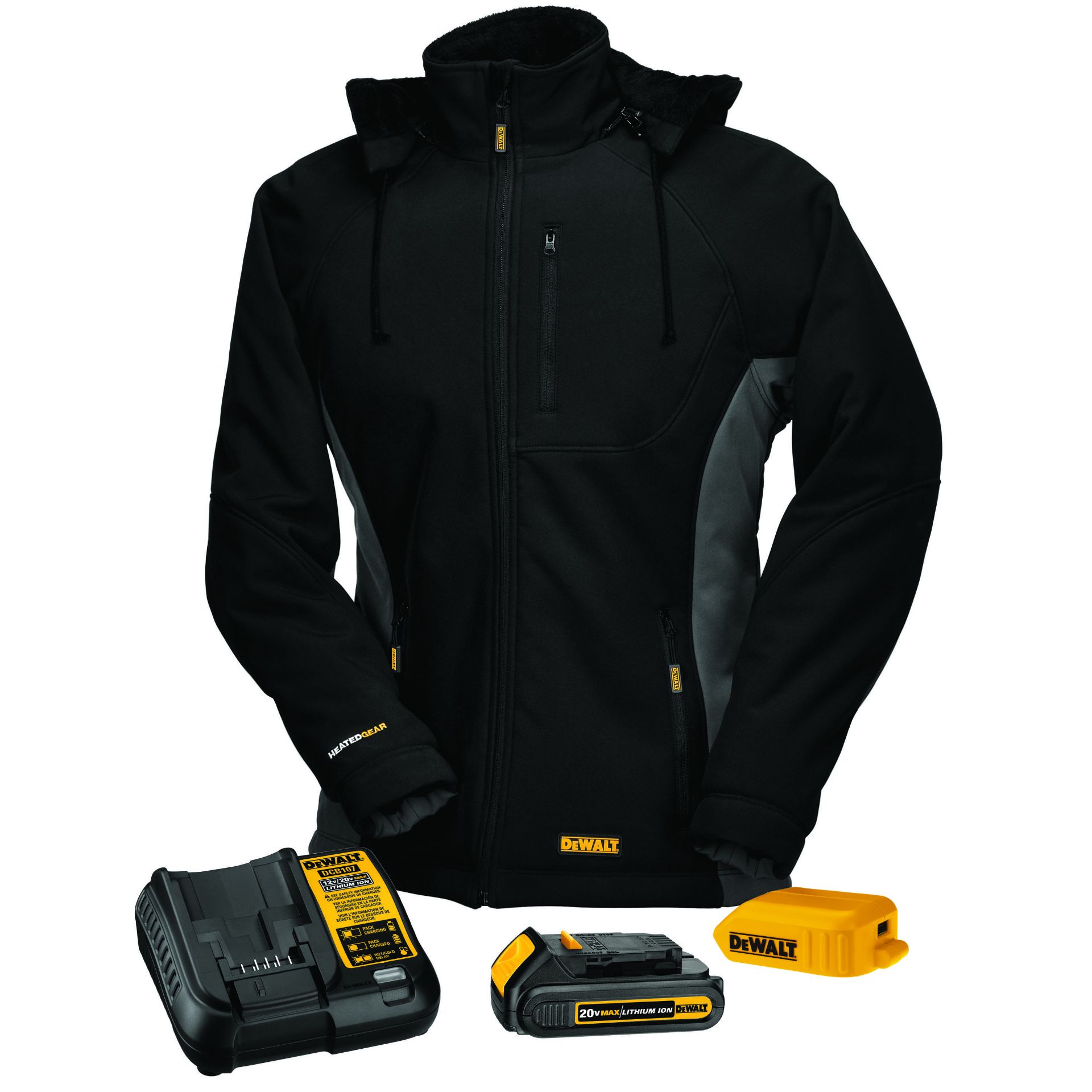 Picture of DEWALT DCHJ066C1 DEWALT Women's Heated Soft Shell Coat Kitted