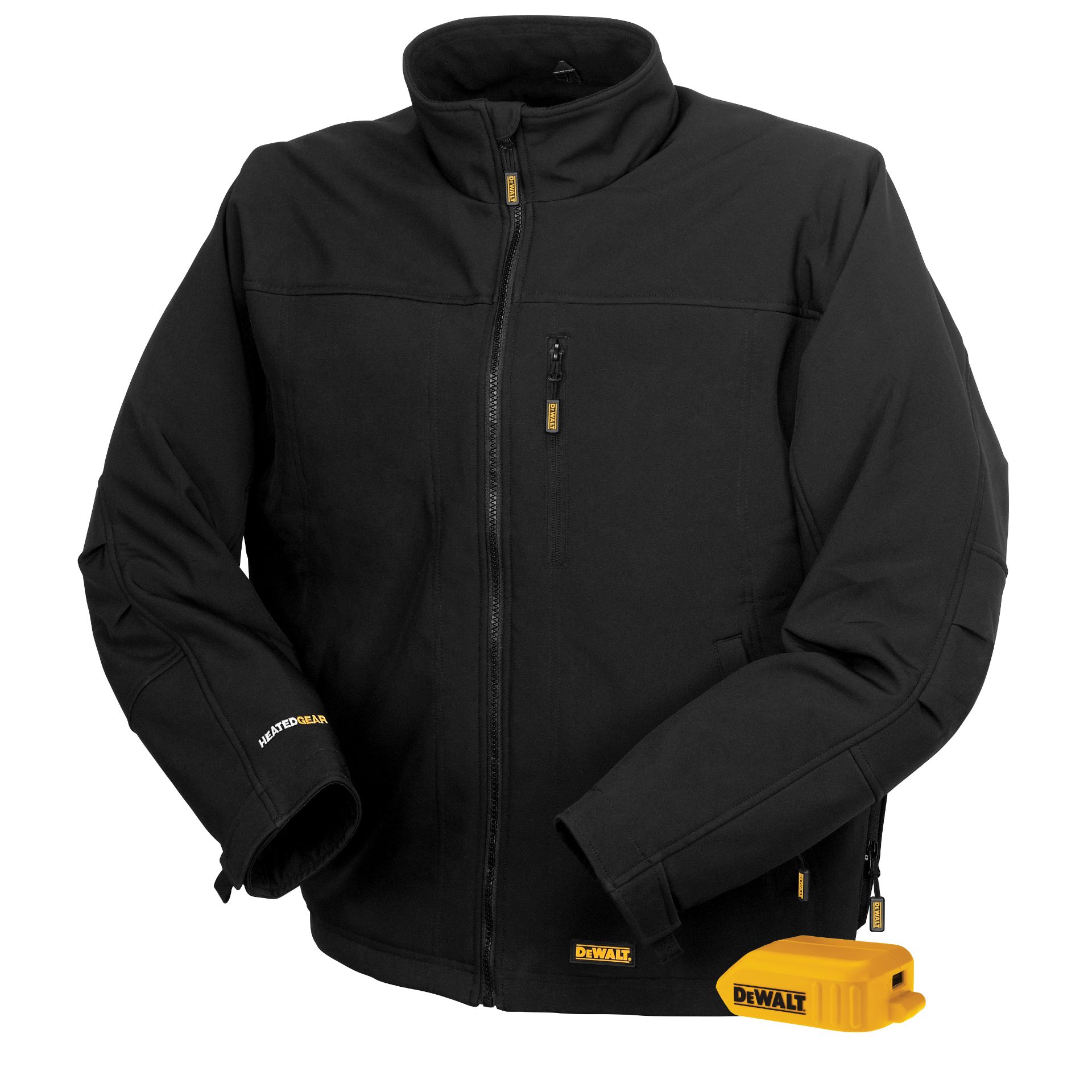 Picture of DEWALT DCHJ060ABB DEWALT Men's Heated Soft Shell Jacket Bare Black