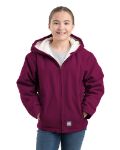 Picture of Berne  BHJ41 Girls' Sherpa-Lined Softstone Duck Hooded Jacket