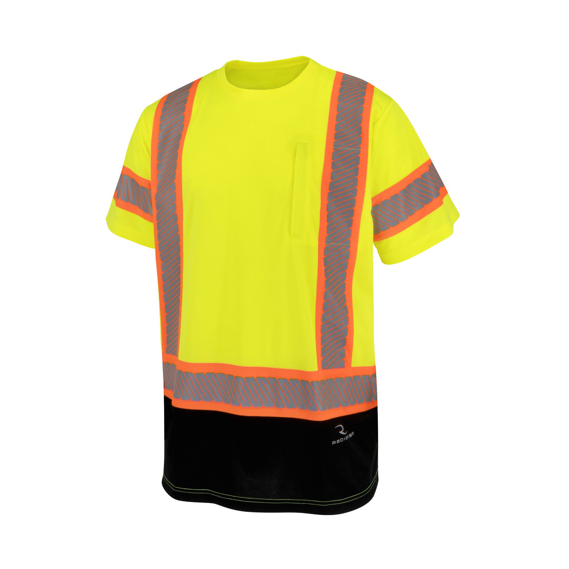 Picture of Radians ST42B-3 Radians ST42B Class 3 Color Block Short Sleeve T-Shirt with Contrasting Tape