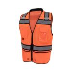 Picture of Radians SV58Z-2 Radians SV58Z Class 2 Heavy Duty Surveyor Vest with Contrast Trim and Underlay