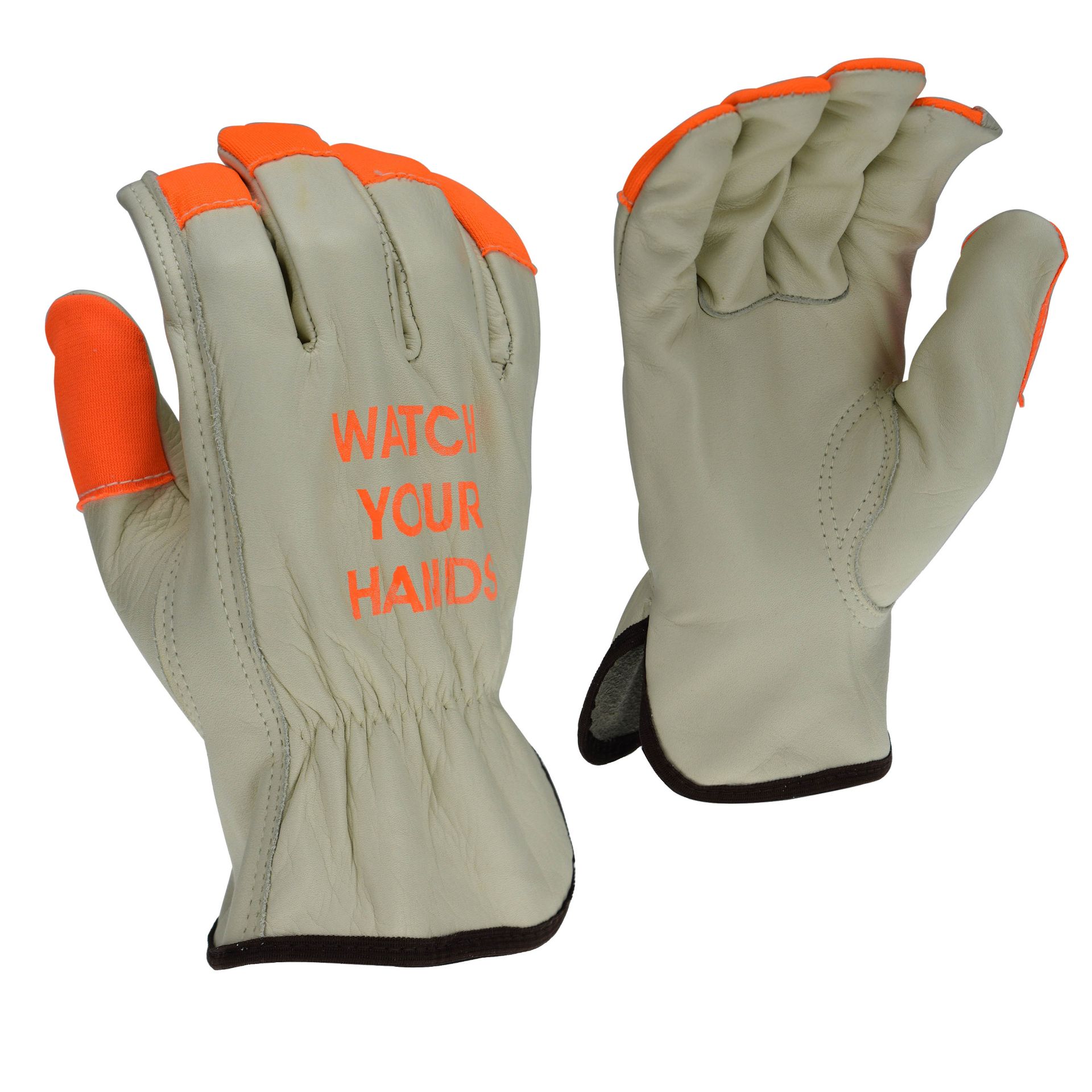 Picture of Radians RWG4221HV Radians RWG4221HV High Visibility Standard Grain Cowhide Leather Driver
