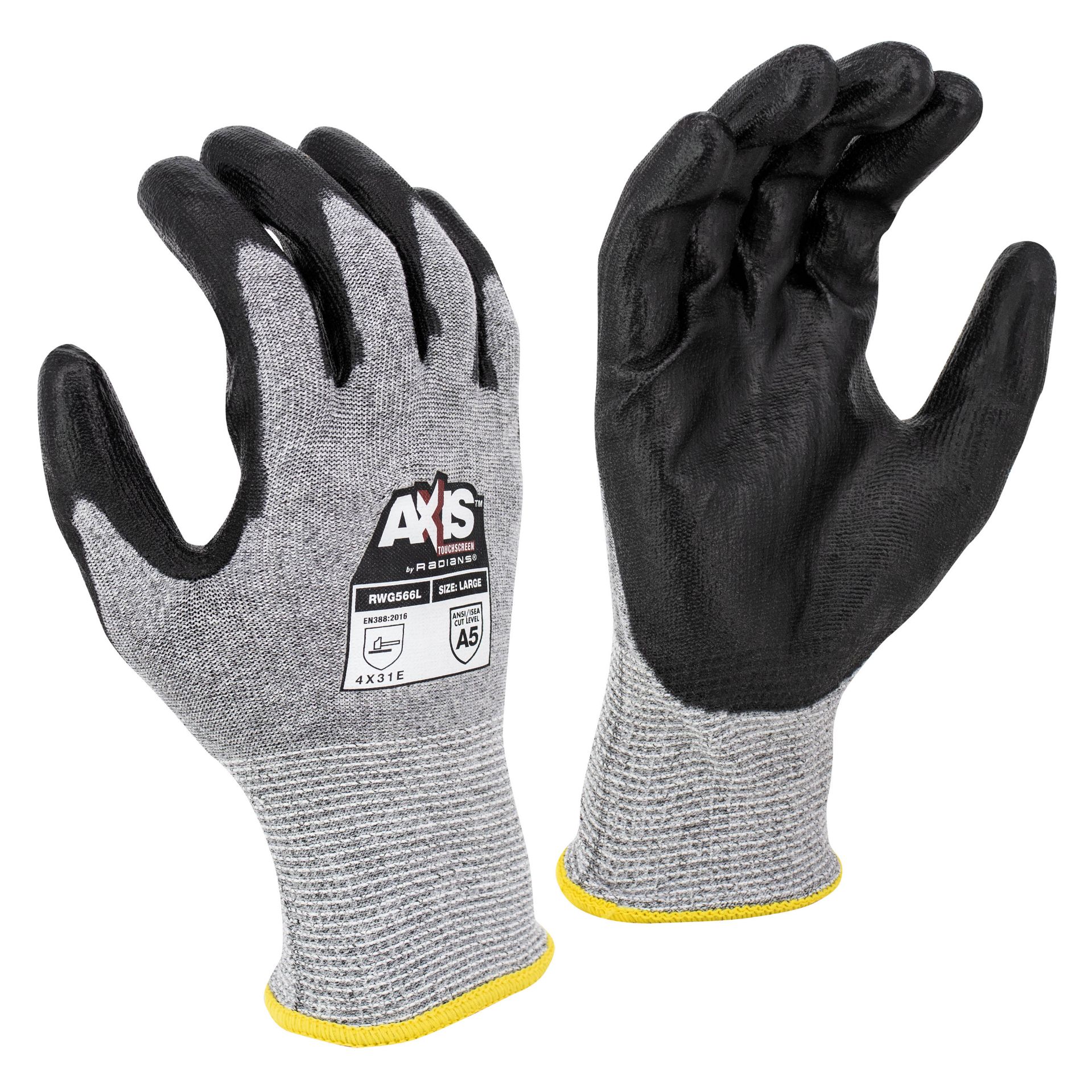 Picture of Radians RWG566 Radians RWG566 AXIS™ Cut Protection Level A5 Touchscreen Work Glove