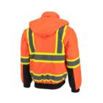Picture of Radians SJ511B Radians SJ511B Class 3 Hi-Vis Hooded Bomber Jacket with Removable Sleeves