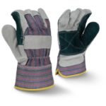 Picture of Radians RWG3200JP Radians RWG3200JP Regular Shoulder Gray Split Cowhide Leather Glove