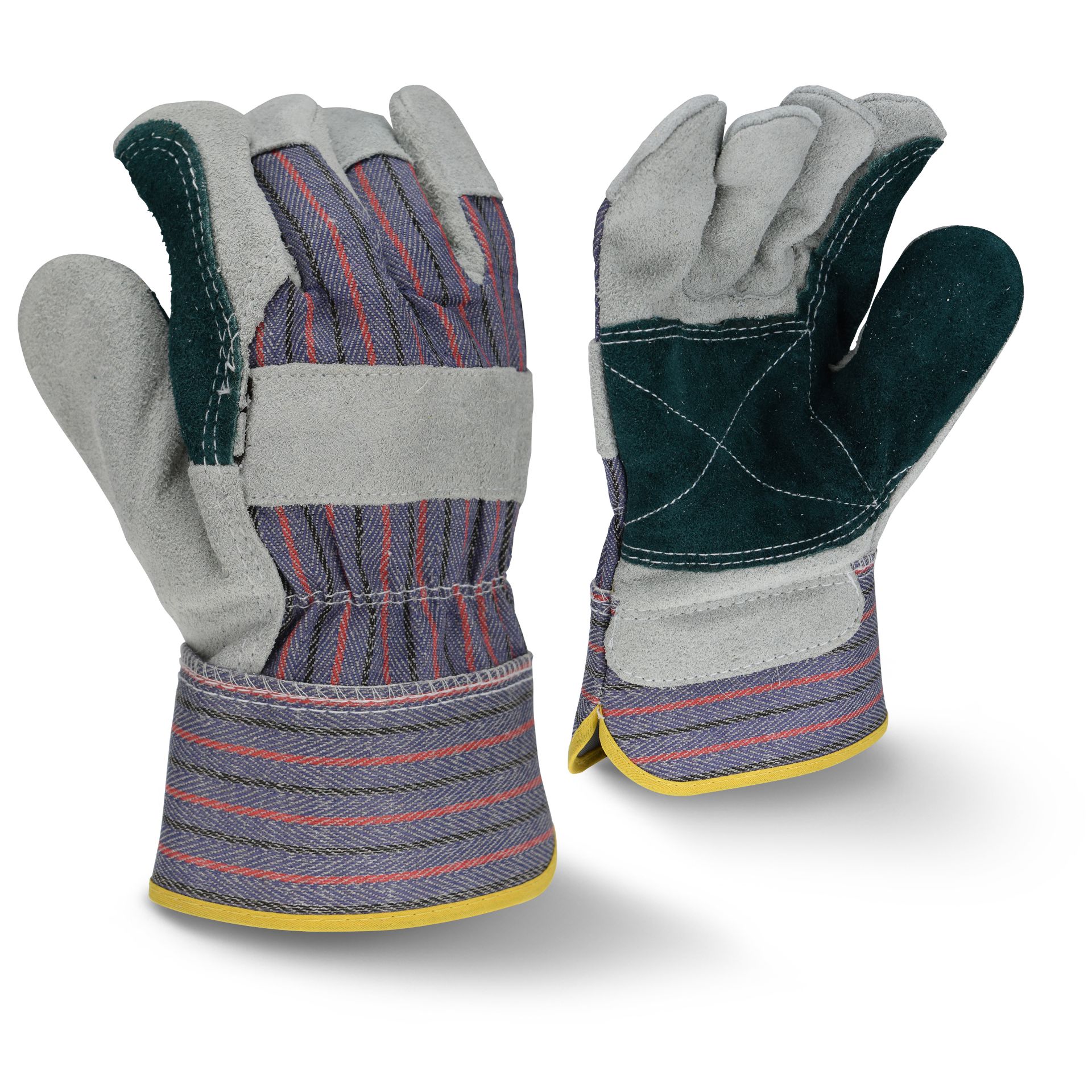 Picture of Radians RWG3200JP Radians RWG3200JP Regular Shoulder Gray Split Cowhide Leather Glove