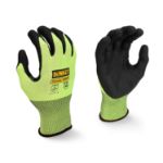 Picture of DEWALT DPG833T DEWALT DPG833T Hi-Vis Touchscreen Micro Foam Nitrile A2 Cut Glove Tagged