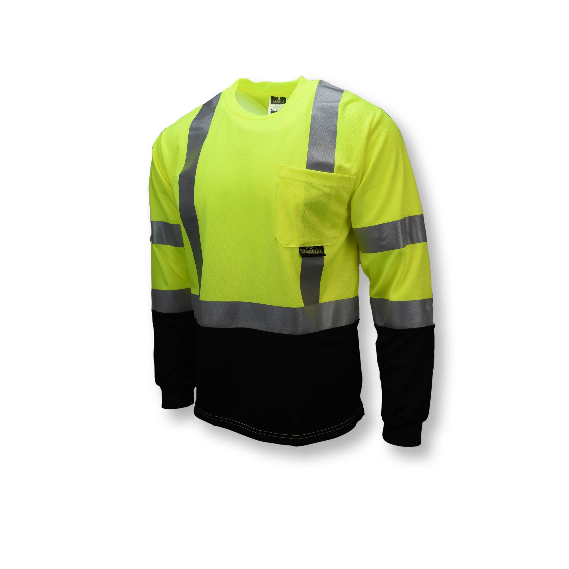 Picture of Radians ST21B Type R Class 3 Long Sleeve Black Bottom T-Shirt