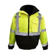 Picture of Radians SJ11QB Class3 High Visibility Weatherproof Bomber Jacket with Quilted Built-in Liner