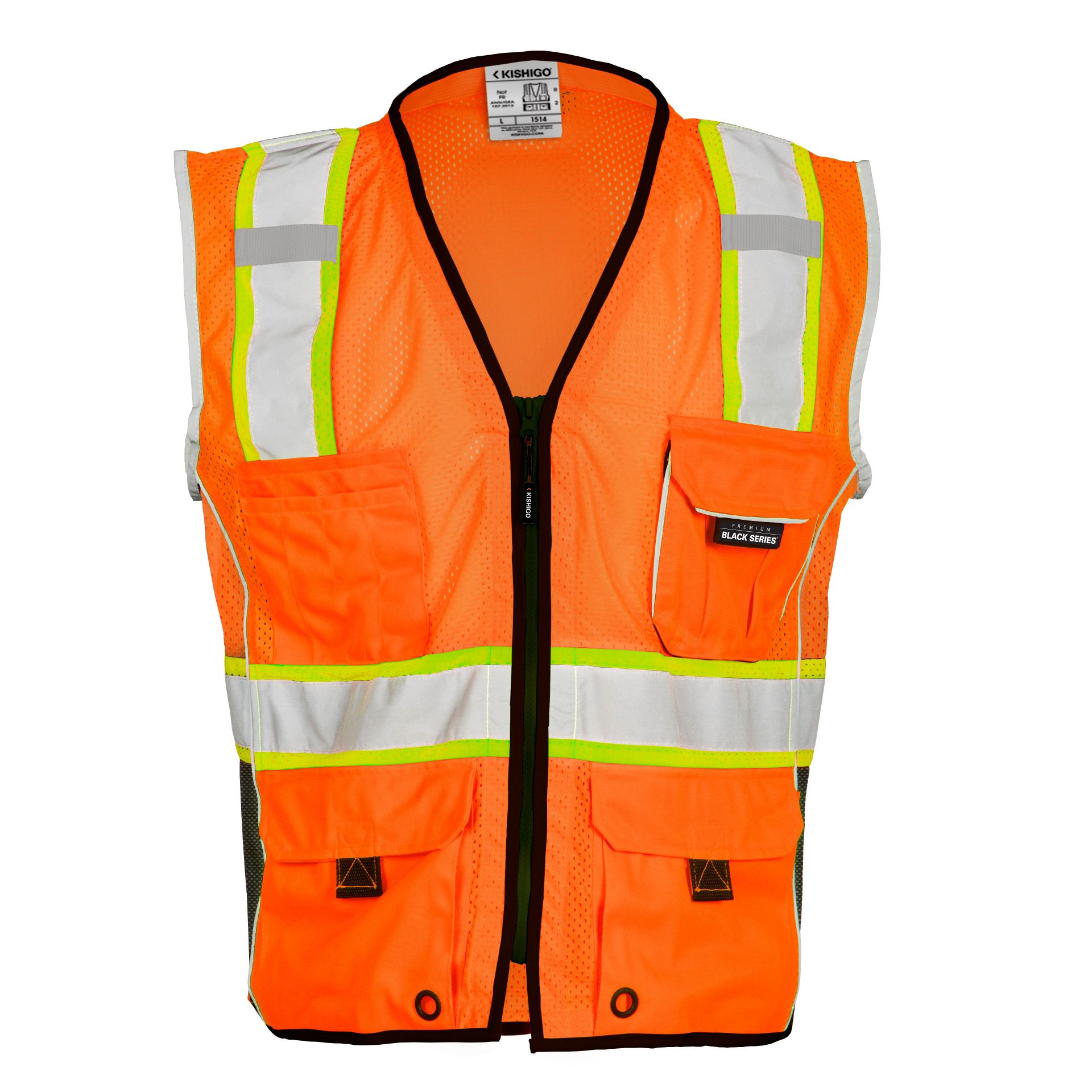 Picture of Kishigo 1514 Premium Black Series Heavy Duty Vest