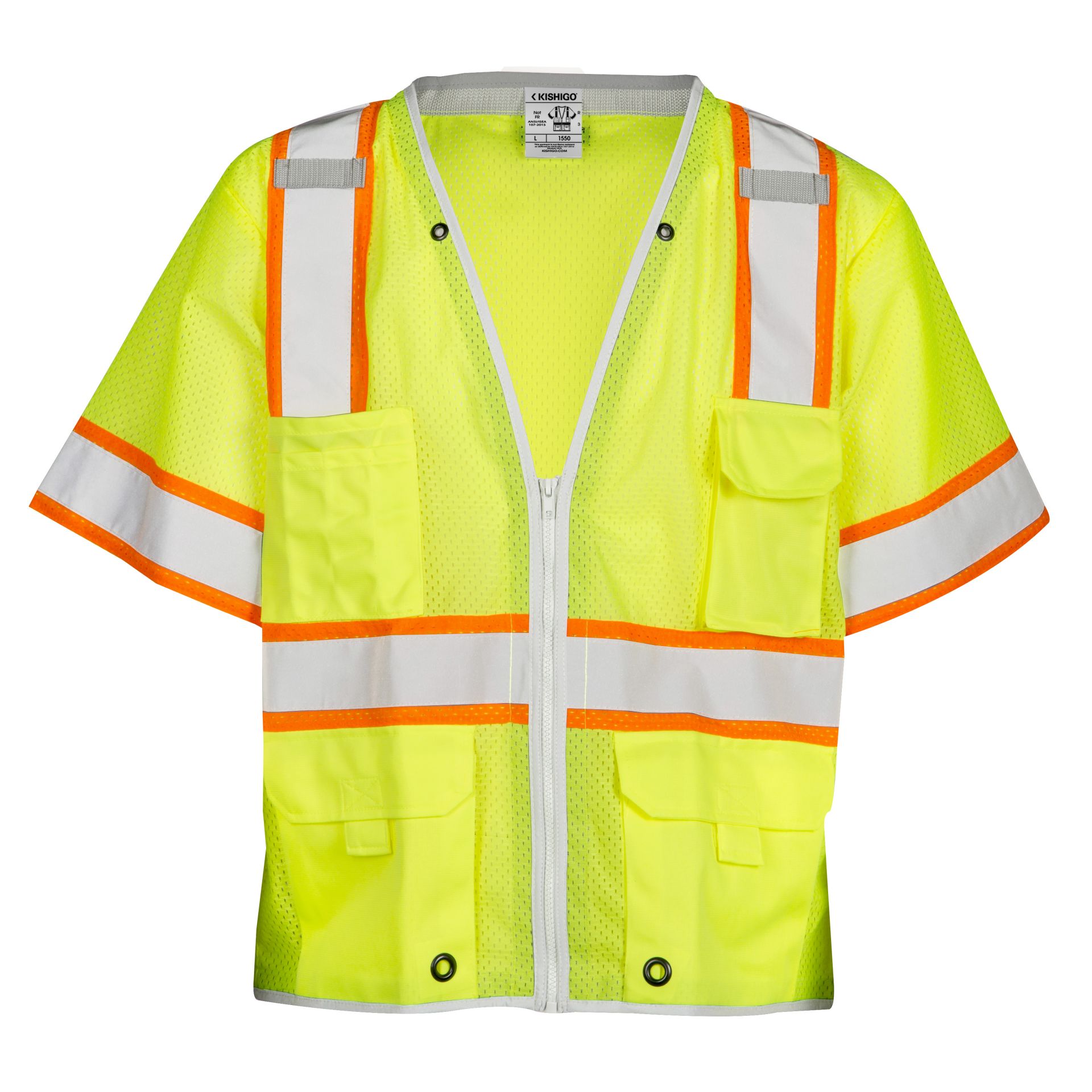Picture of Kishigo 1550 Premium Brilliant Series Heavy Duty Vest