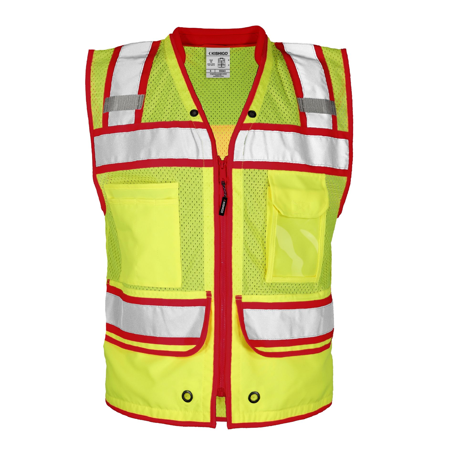 Picture of Kishigo S5043 Color Contrast High Performance Surveyors Vest