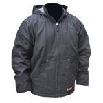 Picture of DEWALT DCHJ076ABD1 DEWALT Men's Heated Heavy Duty Work Coat Kitted Black