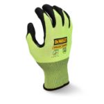 Picture of DEWALT DPG833T DEWALT DPG833T Hi-Vis Touchscreen Micro Foam Nitrile A2 Cut Glove Tagged