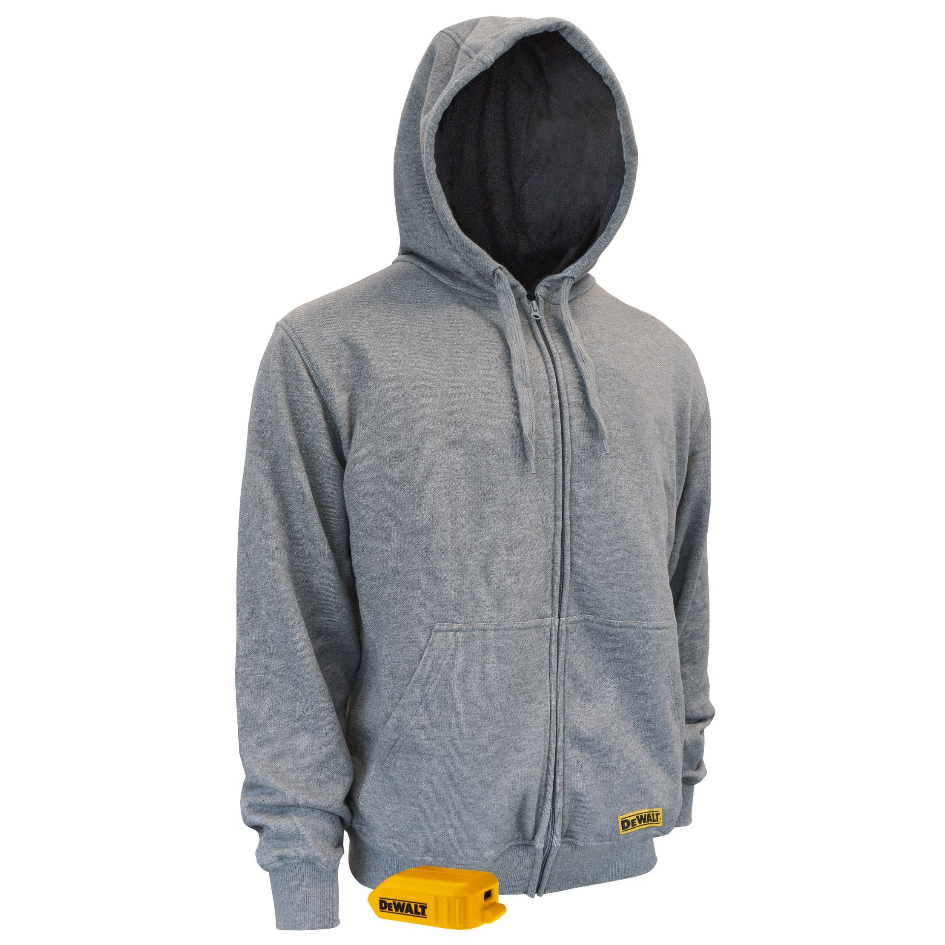Picture of DEWALT DCHJ080B DEWALT Men's Heated French Terry Cotton Hoodie