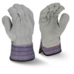 Picture of Radians RWG3206 Radians RWG3206 Full Regular Shoulder Gray Split Cowhide Leather Palm Glove