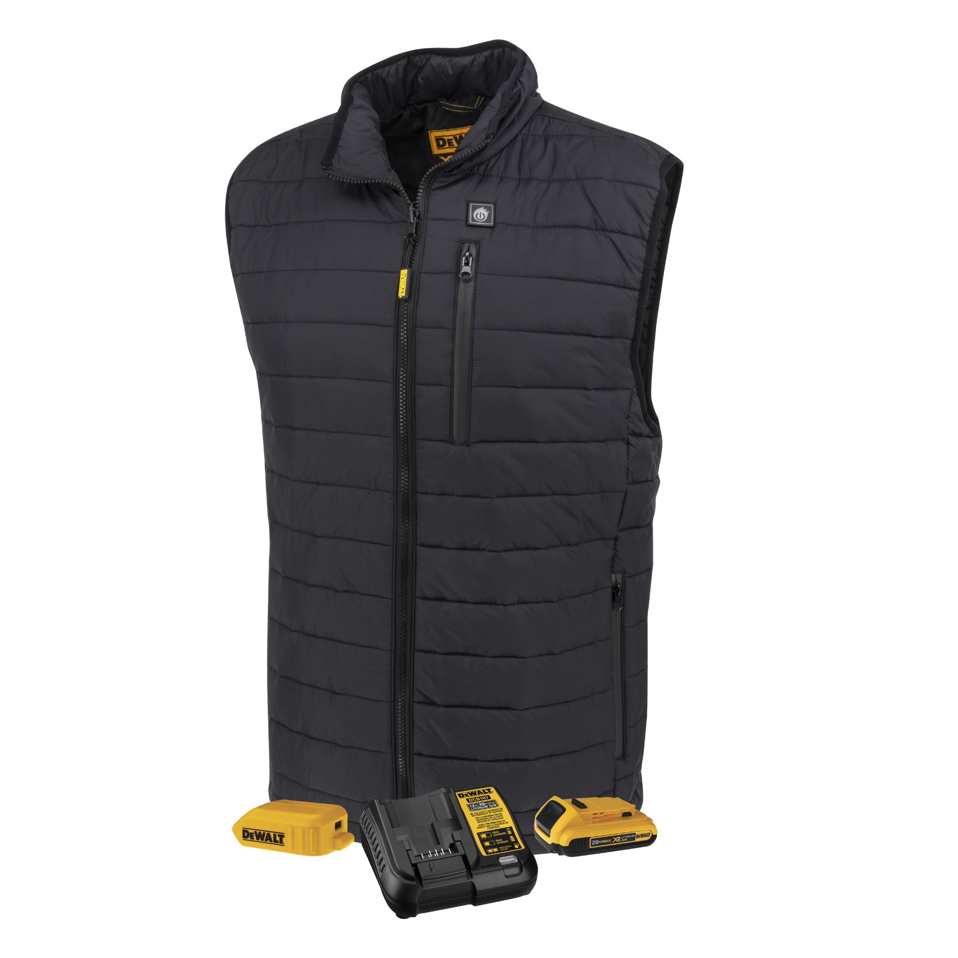 Picture of DEWALT DCHV095BD1 DEWALT DCHV095BD1 Men's Lightweight Heated Puffer Vest