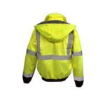Picture of Radians SJ11QB Class3 High Visibility Weatherproof Bomber Jacket with Quilted Built-in Liner