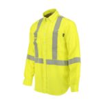 Picture of Neese VDH5VSH3 5.7 oz Class 3 Vented DH Air Workshirt with Segmented Reflective Tape